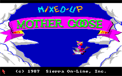 Mixed-Up Mother Goose (1988) - Screenshot - Game Title Image