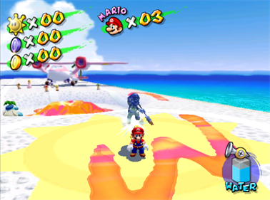 Super Mario Sunshine Multiplayer - Screenshot - Gameplay Image