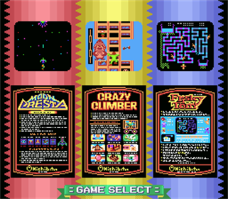 Nichibutsu Arcade Classics - Screenshot - Game Select Image
