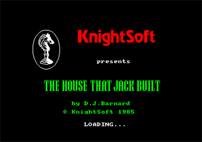 The House That Jack Built - Screenshot - Game Title Image