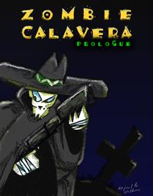 Zombie Calavera Prologue - Advertisement Flyer - Front