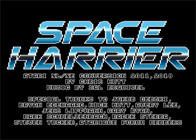 Space Harrier - Screenshot - Game Title Image