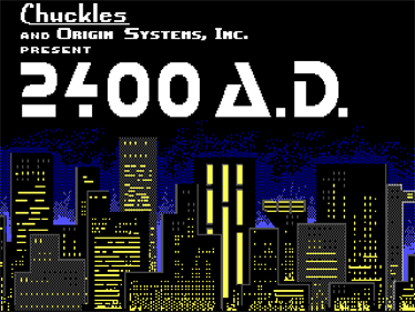 2400 A.D. - Screenshot - Game Title Image