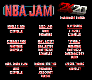 NBA Jam 2K20: Tournament Edition - Screenshot - Game Title Image