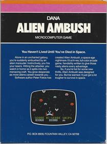 Alien Ambush - Box - Back Image