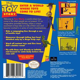 Toy Story - Box - Back Image