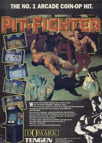 Pit-Fighter  - Advertisement Flyer - Front Image