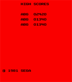 Astro Blaster - Screenshot - High Scores Image