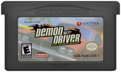 Demon Driver: Time to Burn Rubber - Cart - Front Image