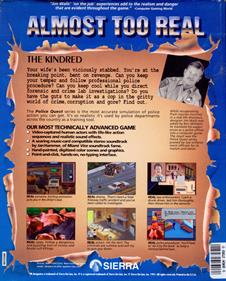 Police Quest 3: The Kindred - Box - Back Image
