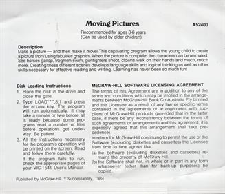 Ladders to Learning: Moving Pictures - Box - Back Image