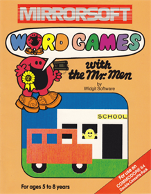 Word Games with the Mr. Men - Box - Front Image