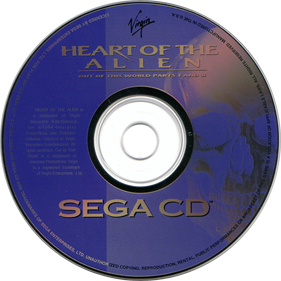 Heart of the Alien: Out of This World Parts I and II - Disc Image