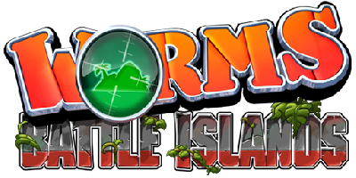 Worms: Battle Islands - Clear Logo Image