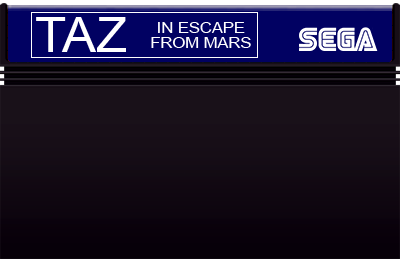 Taz in Escape from Mars - Cart - Front Image
