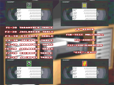 Pinball 3D-VCR - Screenshot - Game Select Image