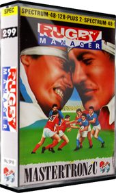 Rugby Manager (Mastertronic Plus) - Box - 3D Image