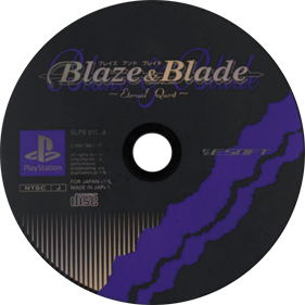 Blaze & Blade: Eternal Quest - Disc Image