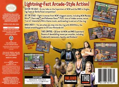 WCW Nitro - Box - Back Image