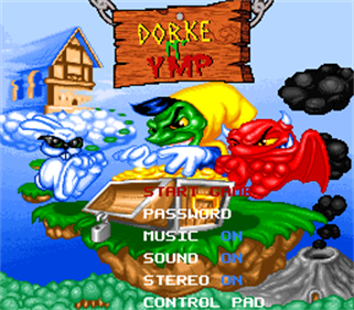 Dorke & Ymp - Screenshot - Game Title Image