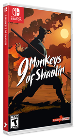 9 Monkeys of Shaolin - Box - 3D Image