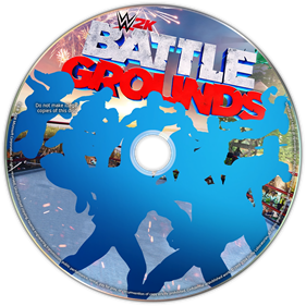 WWE 2K Battlegrounds - Fanart - Disc Image