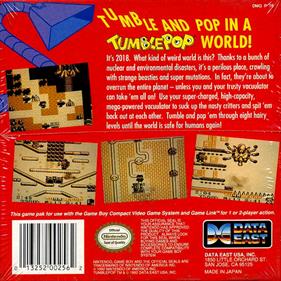 Tumble Pop - Box - Back Image