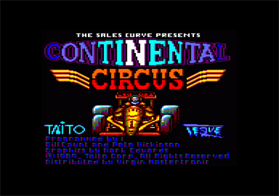 Continental Circus - Screenshot - Game Title Image
