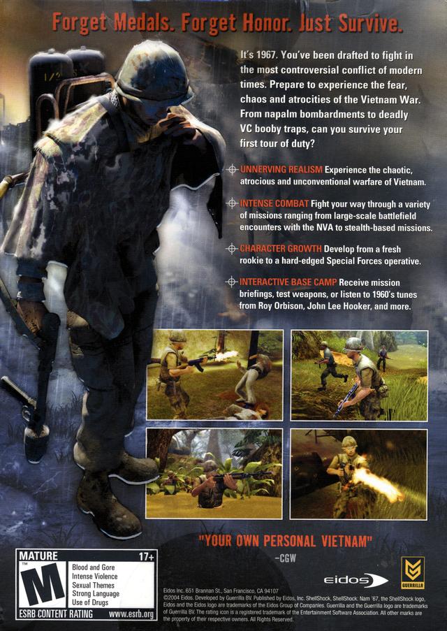 SHELLSHOCK NAM 67 PS2 GAME MILITARY COMBAT SHOOTER ACTION ADVENTURE  COMPLETE 788687500227