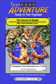 The Sword of Zedek - Fanart - Box - Front Image