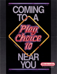 Rygar (PlayChoice-10) - Advertisement Flyer - Front Image
