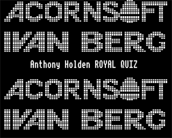Royal Quiz - Screenshot - Game Title