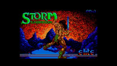 Storm Warrior - Screenshot - Game Title