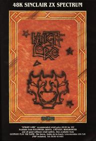Knight Lore - Advertisement Flyer - Front