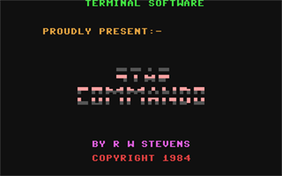 Star Commando - Screenshot - Game Title Image