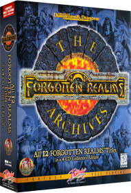 Advanced Dungeons & Dragons: The Forgotten Realms Archives - Box - 3D Image