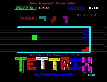 Tettrix - Screenshot - Gameplay Image