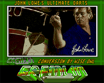 John Lowe's Ultimate Darts - Screenshot - Game Title Image