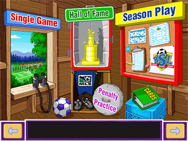 Backyard Soccer 2004 - Screenshot - Game Select Image