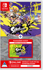 Splatoon 3: Expansion Pass - Box - Front Image