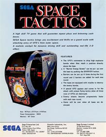 Space Tactics - Advertisement Flyer - Front Image