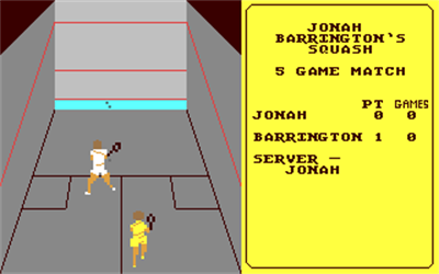 Jonah Barrington's Squash - Screenshot - Gameplay Image