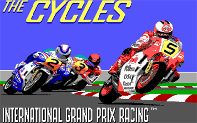 The Cycles: International Grand Prix Racing - Screenshot - Game Title Image