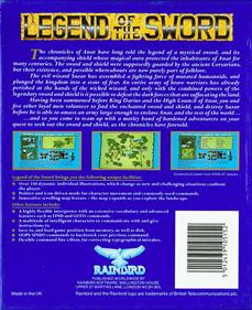 Legend of the Sword - Box - Back Image