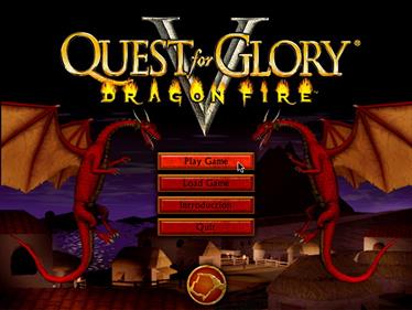 Quest for Glory V: Dragon Fire - Screenshot - Game Select Image