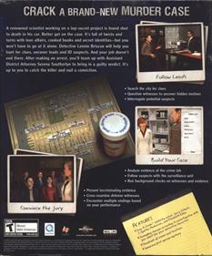 Law & Order II: Double or Nothing - Box - Back Image