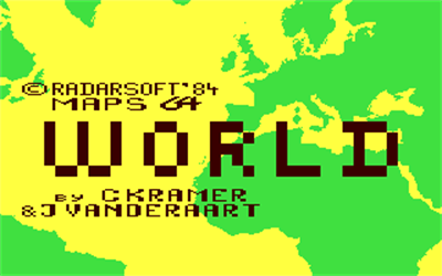 Maps World - Screenshot - Game Title Image