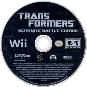 Transformers: Ultimate Battle Edition - Disc Image