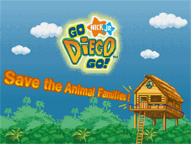 Nick Jr Go Diego Go! Save the Animal Families! - Screenshot - Game Title Image