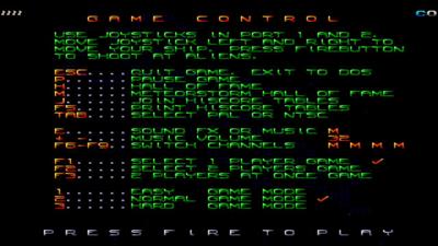 Deluxe Galaga - Screenshot - Game Select Image